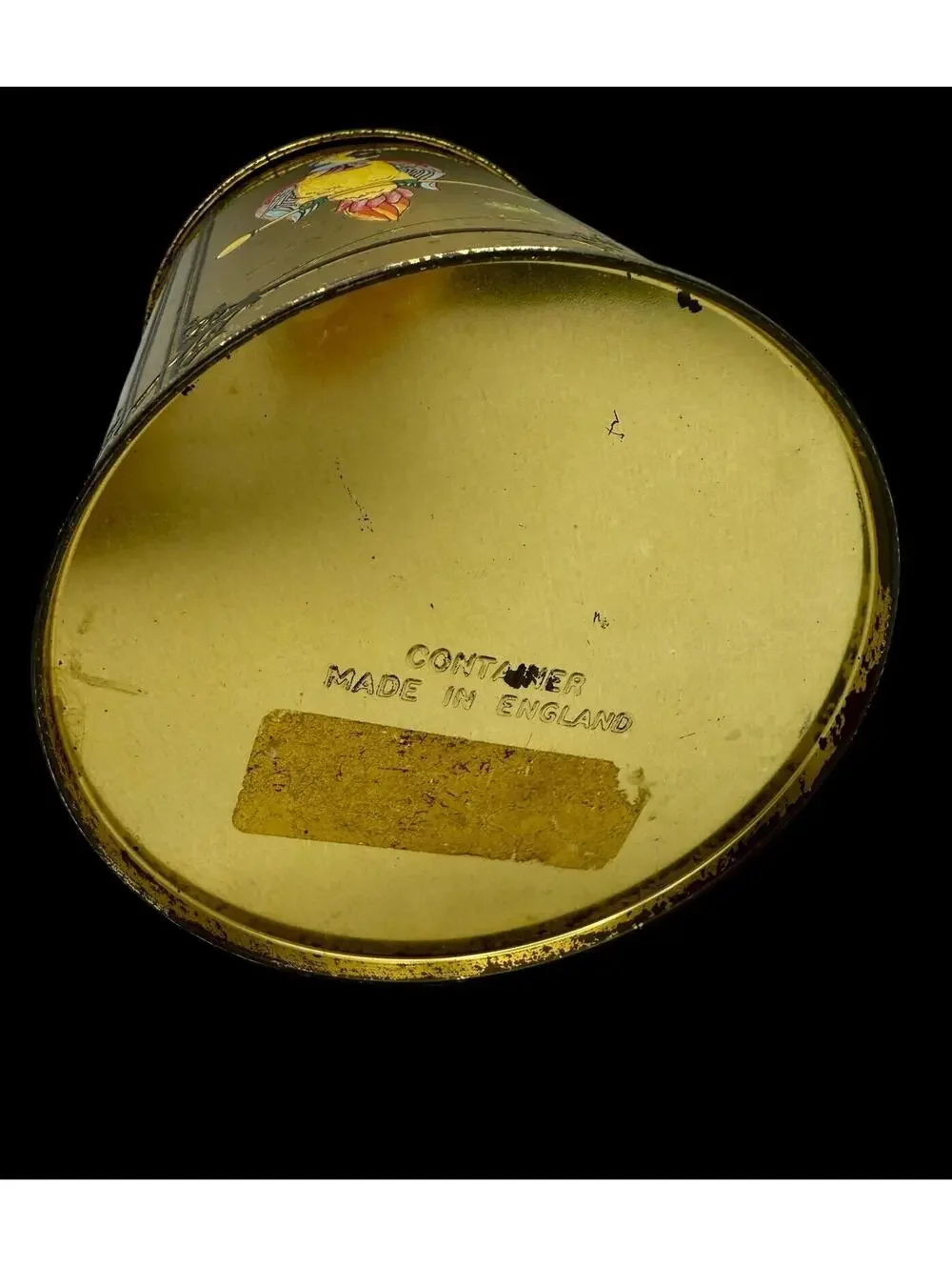 Retro Golden Nugget Casino Souvenir Tin: Gilded Cage Tropical Birds